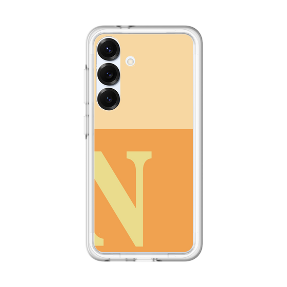 スリムプロテクションプレミアムケース［ オリジナル - initial two tone - N orange ］