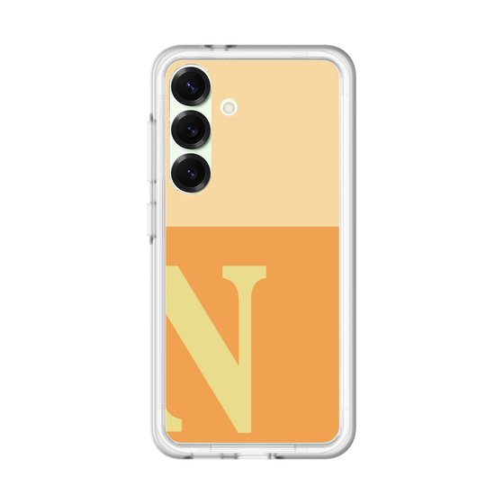 スリムプロテクションプレミアムケース［ オリジナル - initial two tone - N orange ］