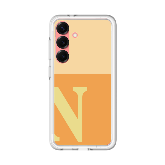 スリムプロテクションプレミアムケース［ オリジナル - initial two tone - N orange ］