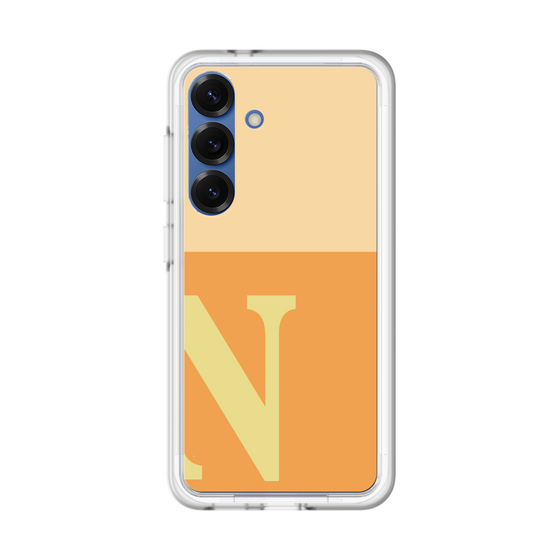 スリムプロテクションプレミアムケース［ オリジナル - initial two tone - N orange ］