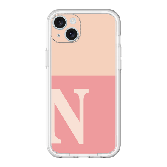 スリムプロテクションプレミアムケース［ オリジナル - initial two tone - N pink ］