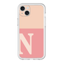 スリムプロテクションプレミアムケース［ オリジナル - initial two tone - N pink ］