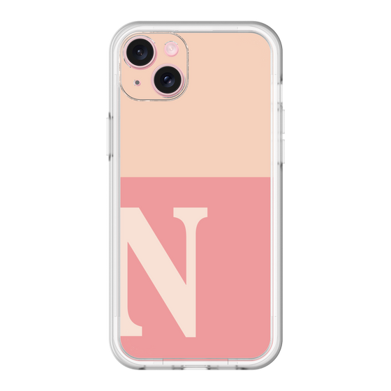 スリムプロテクションプレミアムケース［ オリジナル - initial two tone - N pink ］