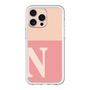 スリムプロテクションプレミアムケース［ オリジナル - initial two tone - N pink ］