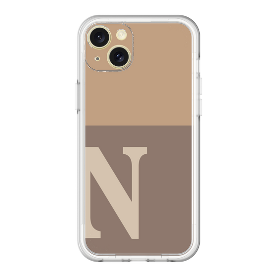 スリムプロテクションプレミアムケース［ オリジナル - initial two tone - N brown ］