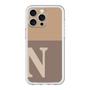 スリムプロテクションプレミアムケース［ オリジナル - initial two tone - N brown ］
