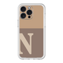 スリムプロテクションプレミアムケース［ オリジナル - initial two tone - N brown ］