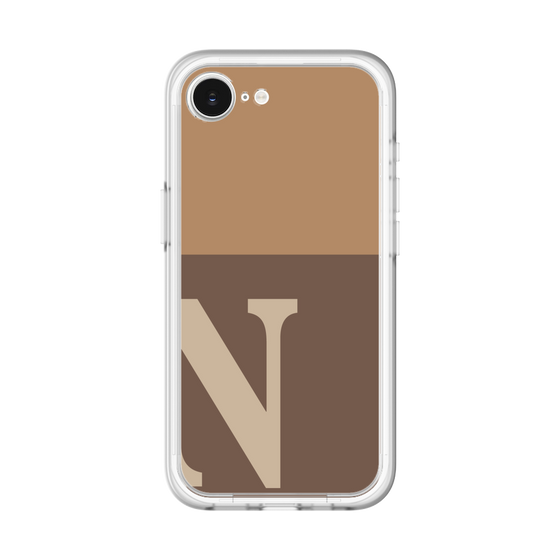 スリムプロテクションプレミアムケース［ オリジナル - initial two tone - N brown ］