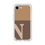 スリムプロテクションプレミアムケース［ オリジナル - initial two tone - N brown ］