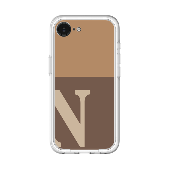 スリムプロテクションプレミアムケース［ オリジナル - initial two tone - N brown ］