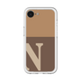 スリムプロテクションプレミアムケース［ オリジナル - initial two tone - N brown ］