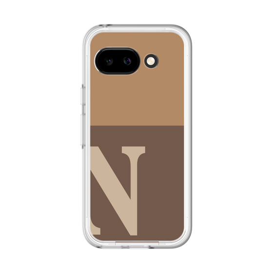 スリムプロテクションプレミアムケース［ オリジナル - initial two tone - N brown ］