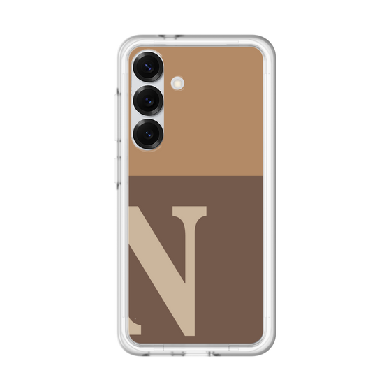 スリムプロテクションプレミアムケース［ オリジナル - initial two tone - N brown ］