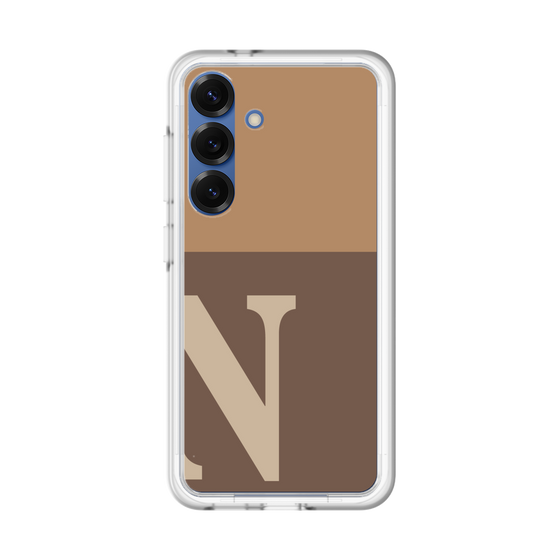 スリムプロテクションプレミアムケース［ オリジナル - initial two tone - N brown ］