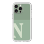 スリムプロテクションプレミアムケース［ オリジナル - initial two tone - N green ］