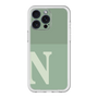 スリムプロテクションプレミアムケース［ オリジナル - initial two tone - N green ］