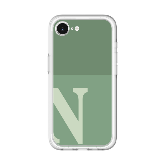 スリムプロテクションプレミアムケース［ オリジナル - initial two tone - N green ］