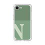 スリムプロテクションプレミアムケース［ オリジナル - initial two tone - N green ］
