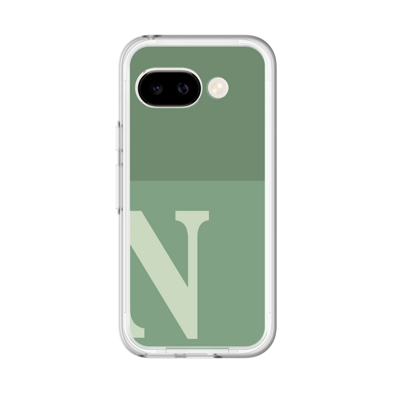 スリムプロテクションプレミアムケース［ オリジナル - initial two tone - N green ］