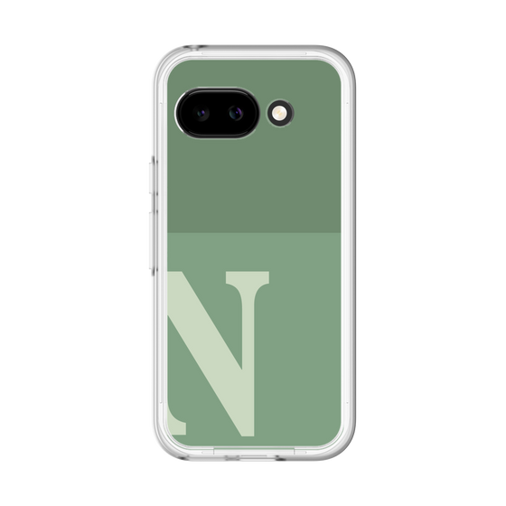 スリムプロテクションプレミアムケース［ オリジナル - initial two tone - N green ］