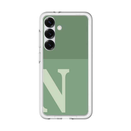 スリムプロテクションプレミアムケース［ オリジナル - initial two tone - N green ］