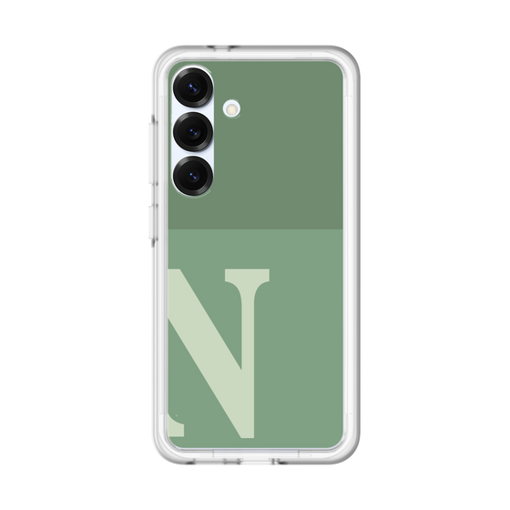 スリムプロテクションプレミアムケース［ オリジナル - initial two tone - N green ］