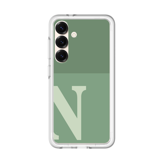 スリムプロテクションプレミアムケース［ オリジナル - initial two tone - N green ］