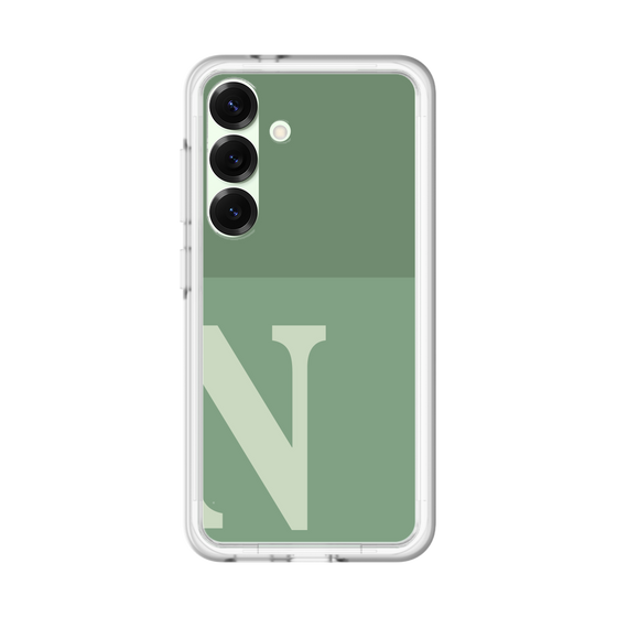 スリムプロテクションプレミアムケース［ オリジナル - initial two tone - N green ］