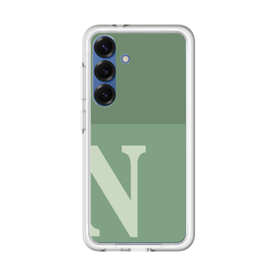 スリムプロテクションプレミアムケース［ オリジナル - initial two tone - N green ］