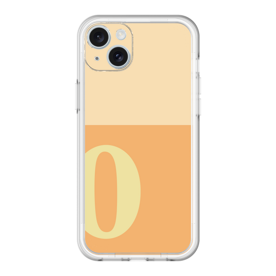 スリムプロテクションプレミアムケース［ オリジナル - initial two tone - O orange ］