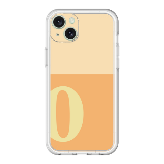 スリムプロテクションプレミアムケース［ オリジナル - initial two tone - O orange ］