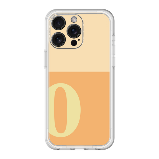 スリムプロテクションプレミアムケース［ オリジナル - initial two tone - O orange ］