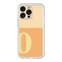 スリムプロテクションプレミアムケース［ オリジナル - initial two tone - O orange ］
