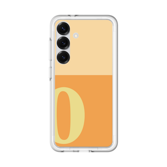 スリムプロテクションプレミアムケース［ オリジナル - initial two tone - O orange ］