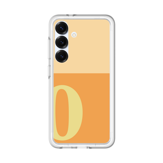 スリムプロテクションプレミアムケース［ オリジナル - initial two tone - O orange ］
