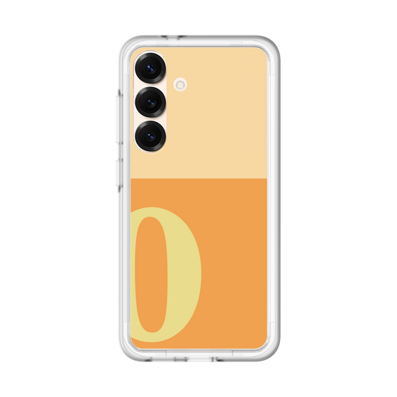 スリムプロテクションプレミアムケース［ オリジナル - initial two tone - O orange ］