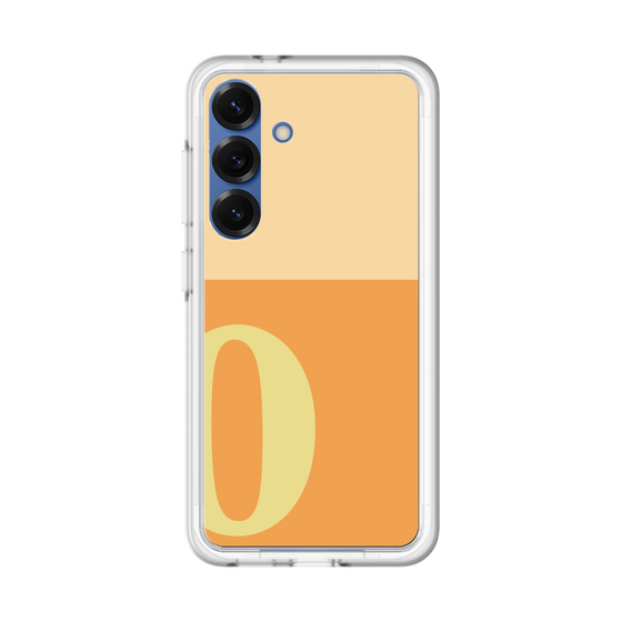 スリムプロテクションプレミアムケース［ オリジナル - initial two tone - O orange ］