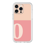 スリムプロテクションプレミアムケース［ オリジナル - initial two tone - O pink ］