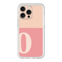 スリムプロテクションプレミアムケース［ オリジナル - initial two tone - O pink ］
