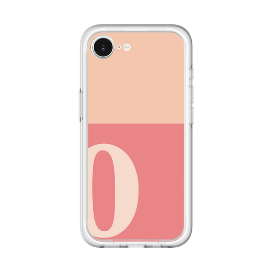 スリムプロテクションプレミアムケース［ オリジナル - initial two tone - O pink ］