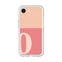 スリムプロテクションプレミアムケース［ オリジナル - initial two tone - O pink ］