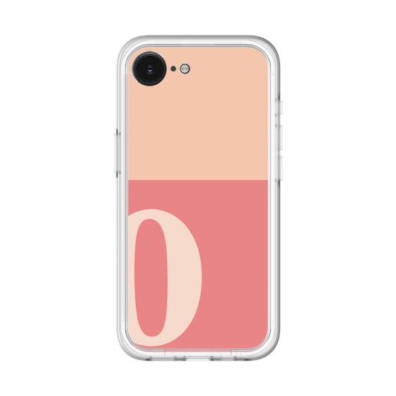 スリムプロテクションプレミアムケース［ オリジナル - initial two tone - O pink ］