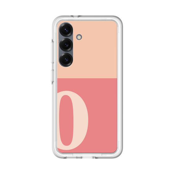 スリムプロテクションプレミアムケース［ オリジナル - initial two tone - O pink ］