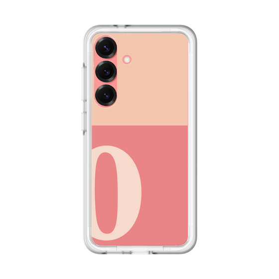 スリムプロテクションプレミアムケース［ オリジナル - initial two tone - O pink ］