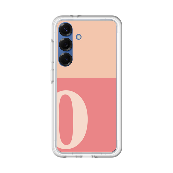 スリムプロテクションプレミアムケース［ オリジナル - initial two tone - O pink ］