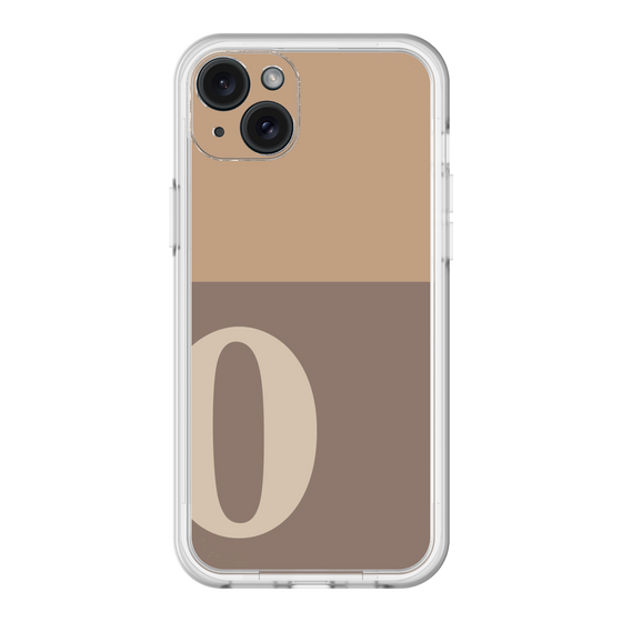 スリムプロテクションプレミアムケース［ オリジナル - initial two tone - O brown ］