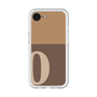 スリムプロテクションプレミアムケース［ オリジナル - initial two tone - O brown ］