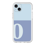 スリムプロテクションプレミアムケース［ オリジナル - initial two tone - O blue ］