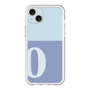 スリムプロテクションプレミアムケース［ オリジナル - initial two tone - O blue ］