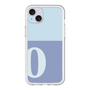 スリムプロテクションプレミアムケース［ オリジナル - initial two tone - O blue ］